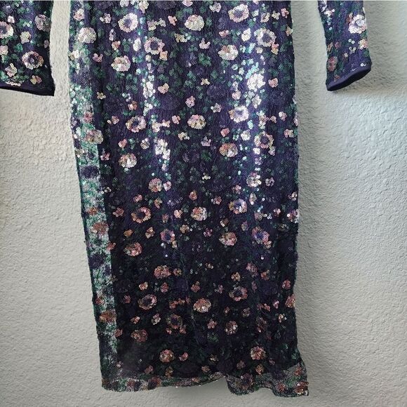 AURA Sequins evening special occasions midi dress - Picture 10 of 10